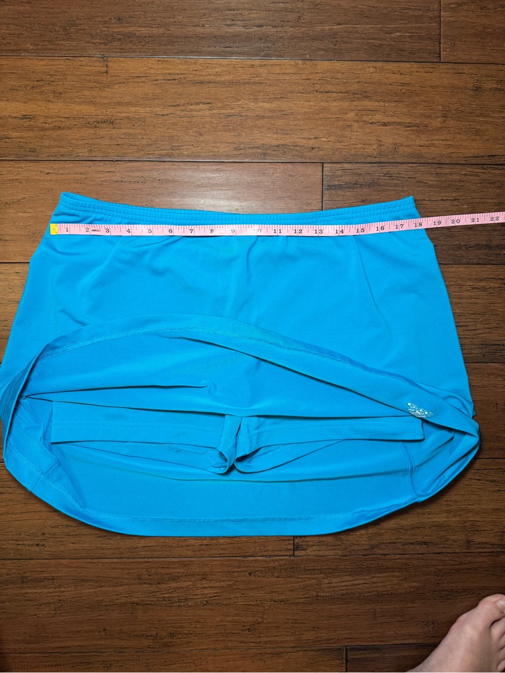 Adidas ClimaLite Blue Athletic Tennis Golf Skort Size XL - Picture 8 of 8